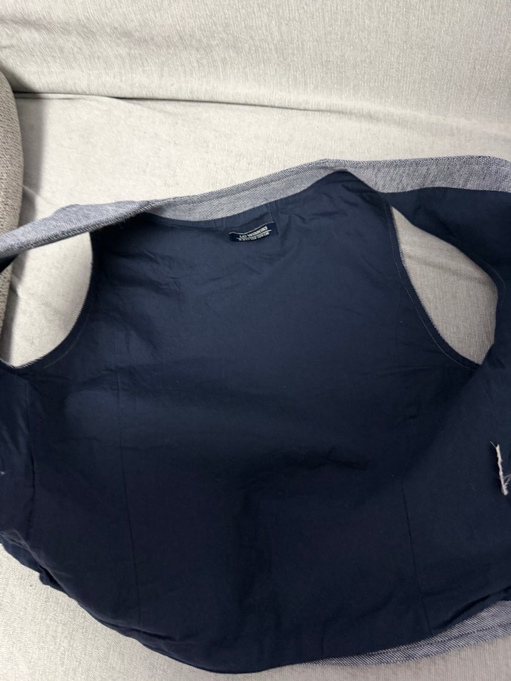 Gri Erkek Çocuk Düğmeli Yelek - Görsel 5