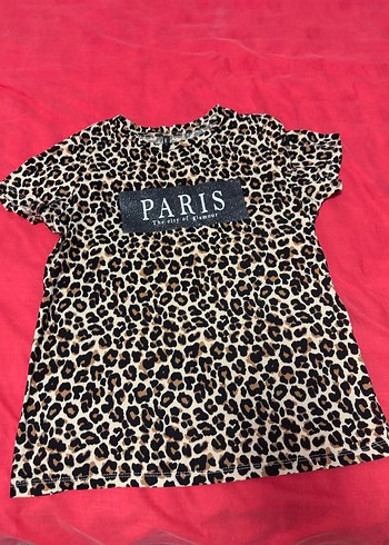 Leopar Desenli Baskılı Tişört - Görsel 5