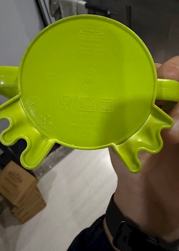 Yeşil Bebek Bardağı Kulplu - Görsel 4