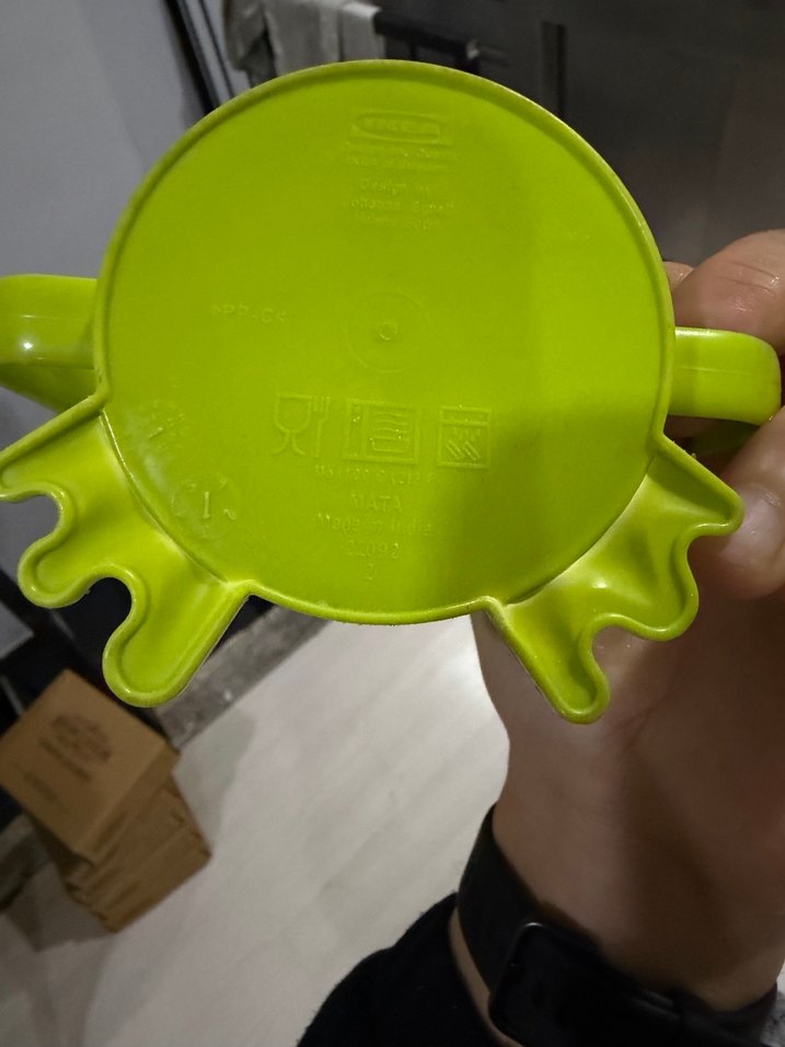 Yeşil Bebek Bardağı Kulplu - Görsel 4