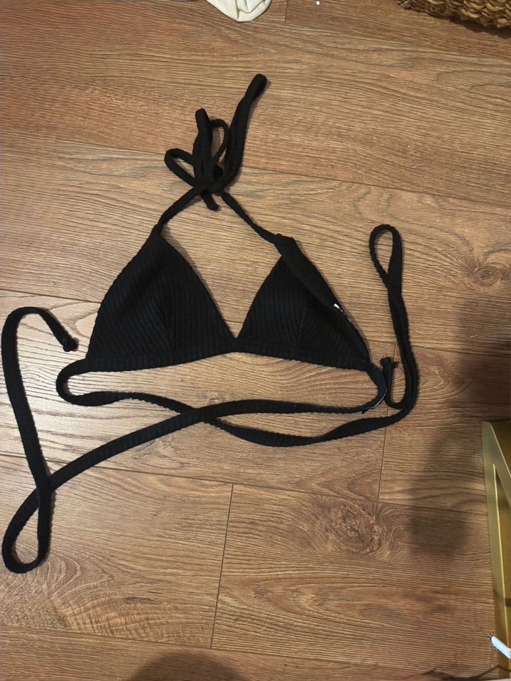 Siyah Bağcıklı Goth bluz - Görsel 2