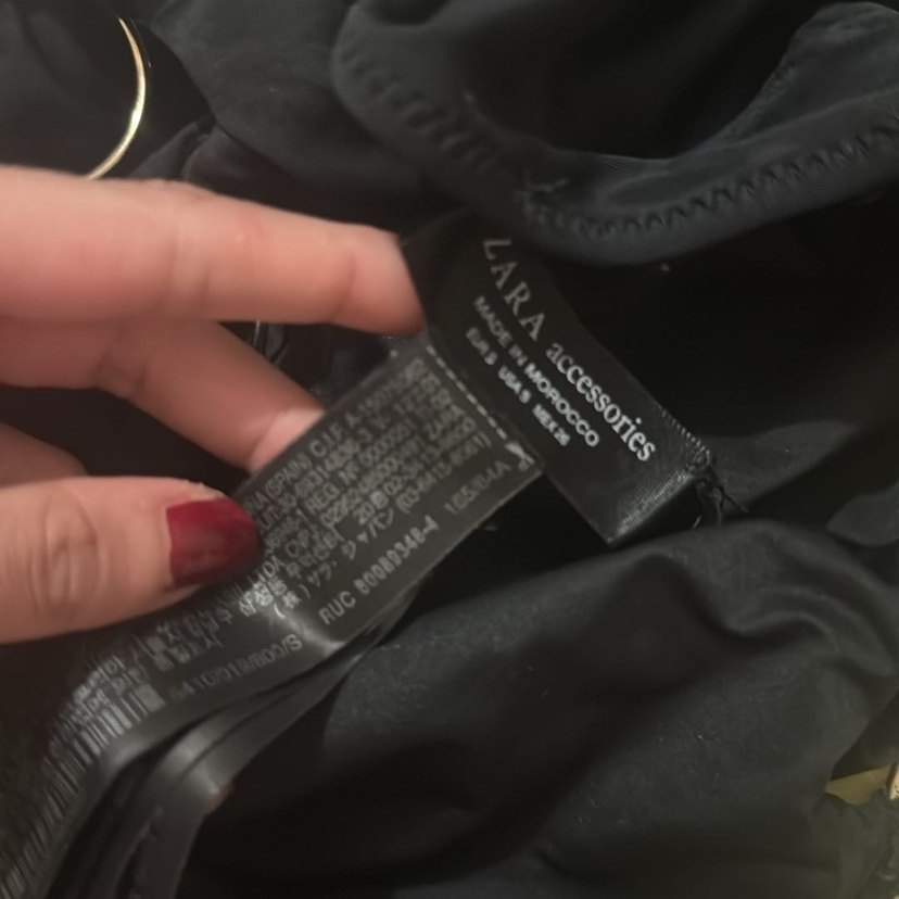 Zincir Detaylı Siyah Kadın Mayo zara - Görsel 3