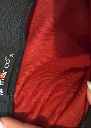 Bordo Drapeli Mini Etek - Görsel 3