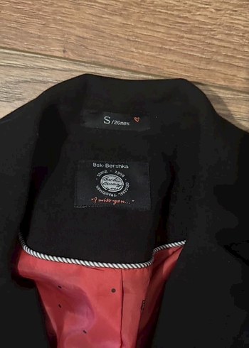 Düğmeli Siyah Kadın Blazer Ceket - Görsel 2