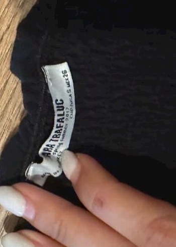 Kadın Siyah Fırfırlı Bluz - Görsel 3