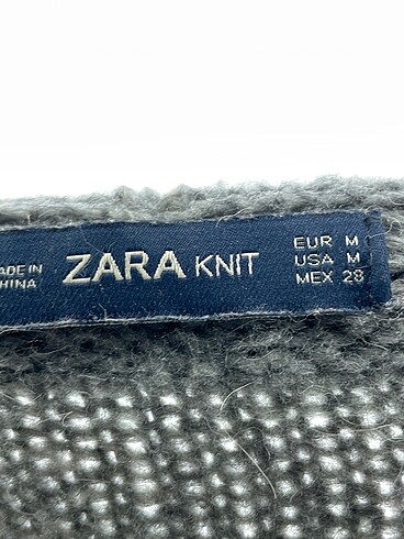 m Beden gri Renk Zara Kazak / Triko %70 İndirimli.