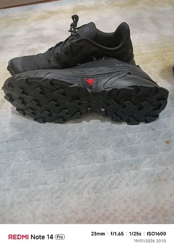 Salomon marka orjinal Gri Erkklek Spor Ayakkabı Bağcıklı - Görsel 7