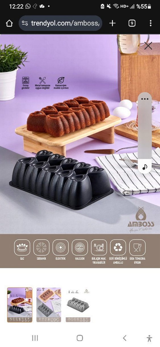 Kalp Şekilli Kek Kalıbı - Görsel 2