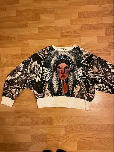 Baskılı sweatshirt kadın