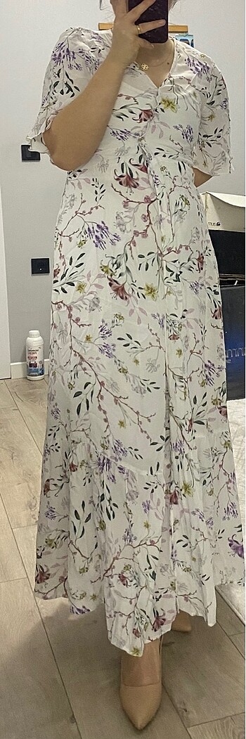 Çiçekli elbise - Görsel 5