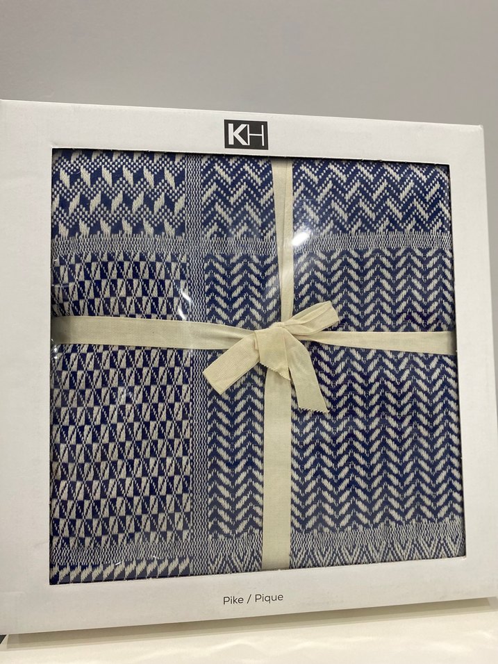 Lacivert çift kişilik pike - Görsel 3