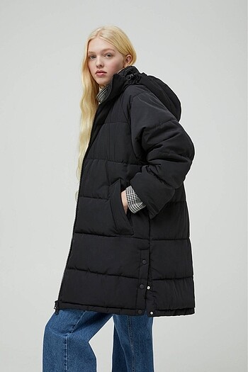Pull and bear kadın mont
