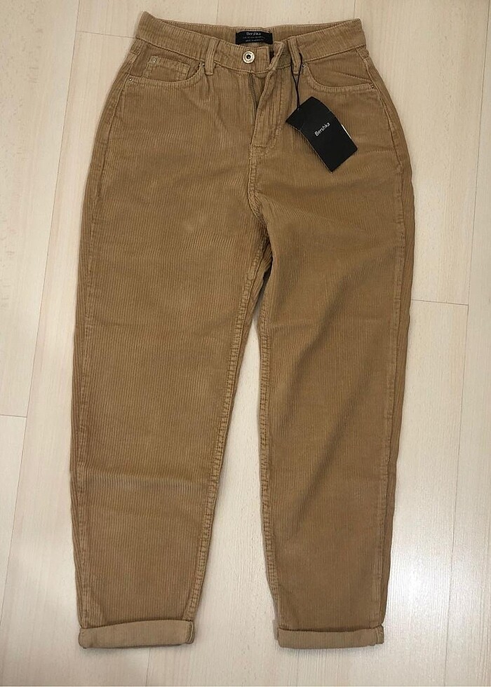 Bershka Fitilli Kadife Pantolon - Görsel 2