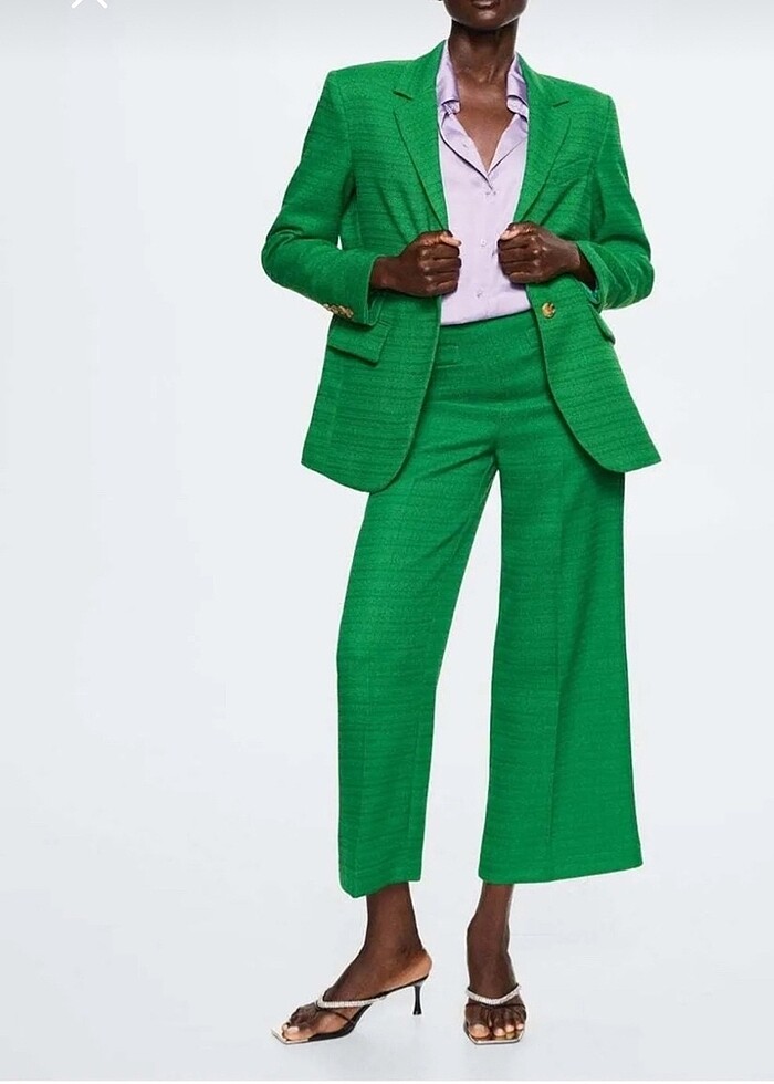 Mango tüvit pantolon - Görsel 3