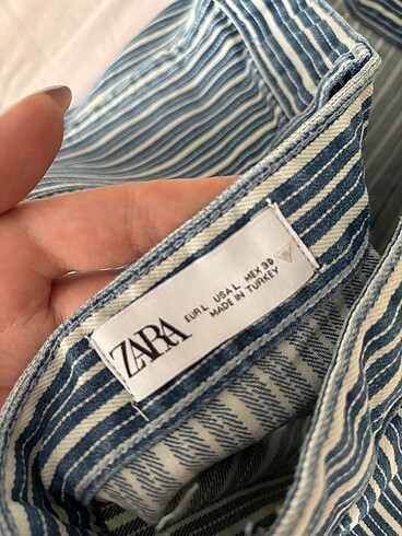 m Beden Zara Denim Elbise