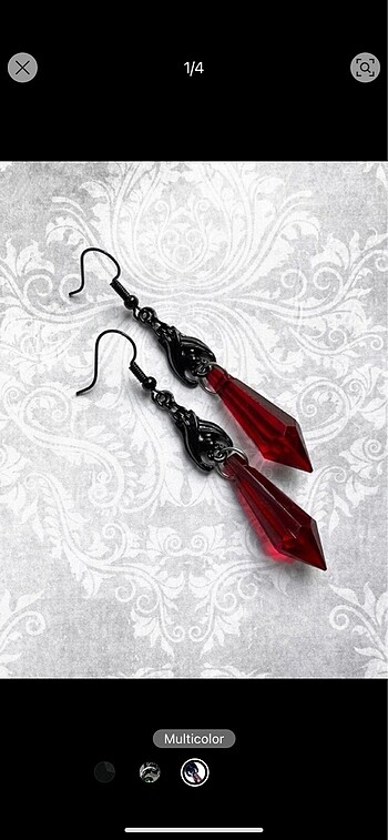 Sheinside Gothic bat küpe