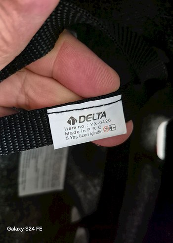 Kırmızı, Desenli,Kemerli 5 yaş üstü Kask - Görsel 8