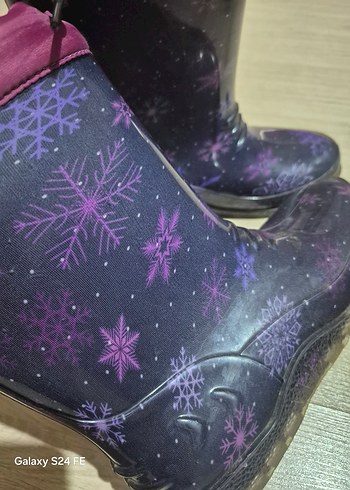 Kızlar İçin Mor Gotik Bot - Görsel 2