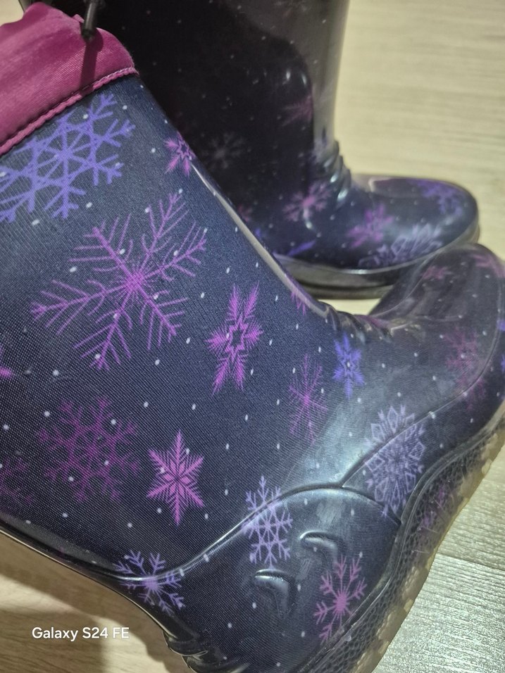 Kızlar İçin Mor Gotik Bot - Görsel 2