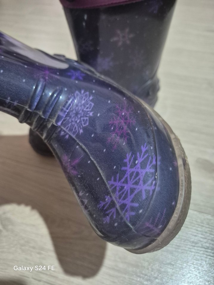 Kızlar İçin Mor Gotik Bot - Görsel 3