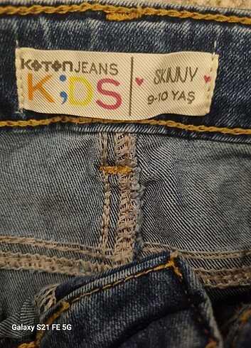 9 Yaş Beden Koton jean 