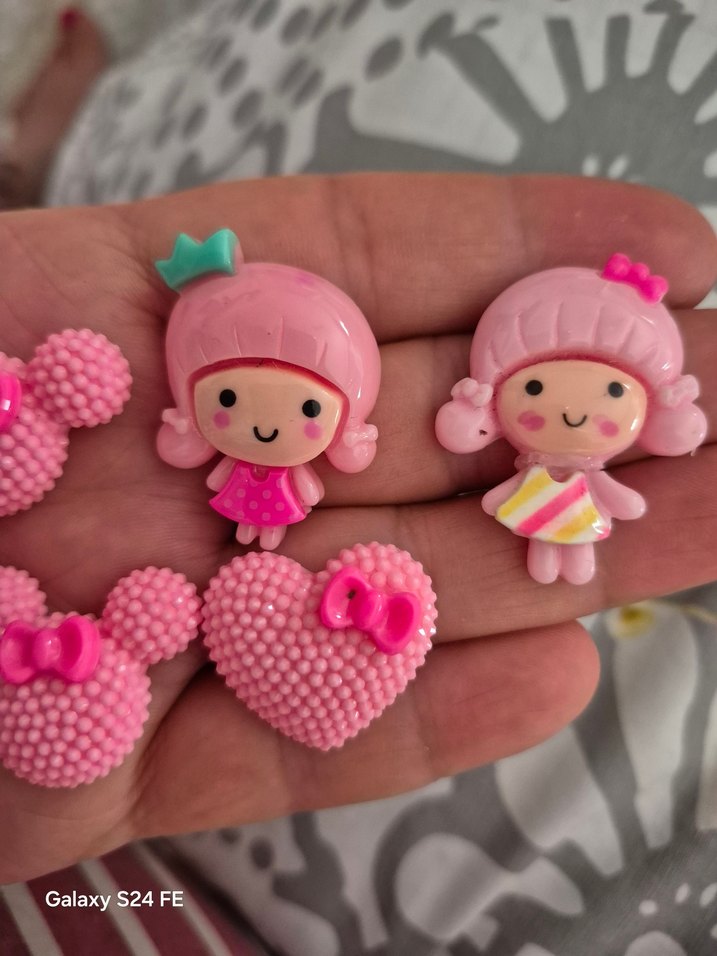 Pembe Renkli Sevimli  Süsler - Görsel 2