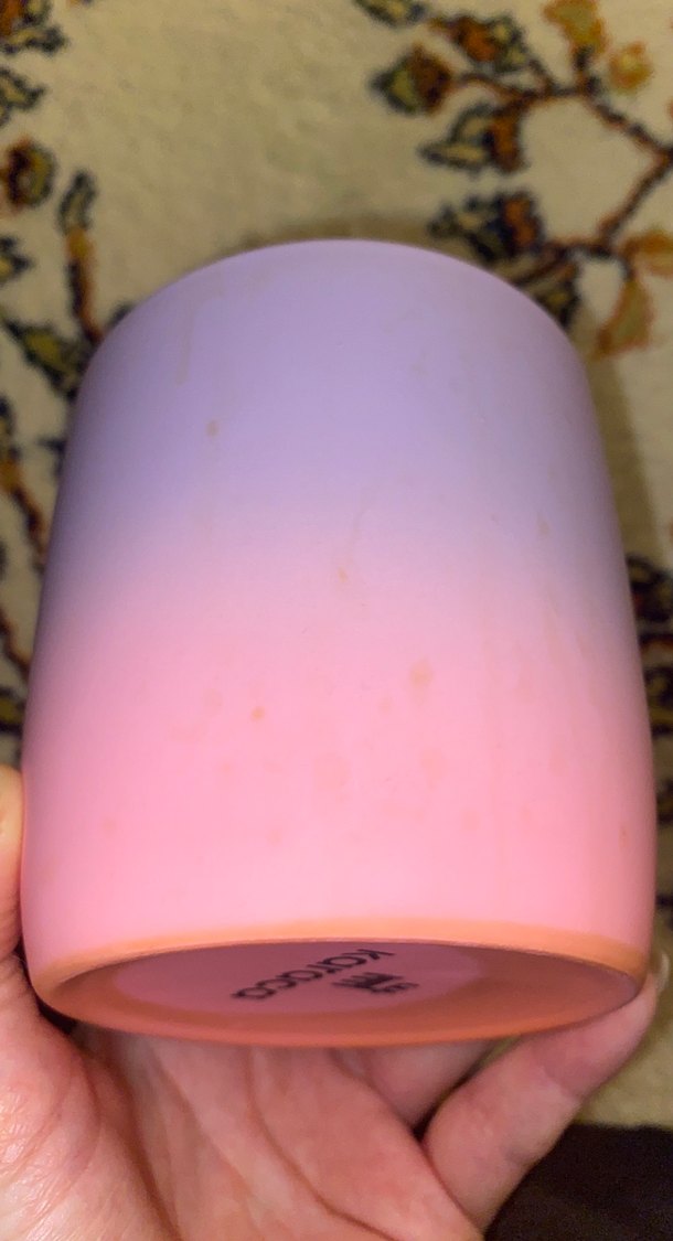 Pastel Mor-Pembe Seramik Kupa - Görsel 4