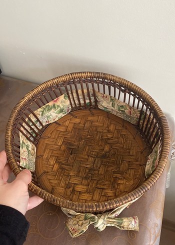 Kahverengi Vintage Ekmek Sepeti - Görsel 5