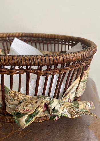 Kahverengi Vintage Ekmek Sepeti - Görsel 3