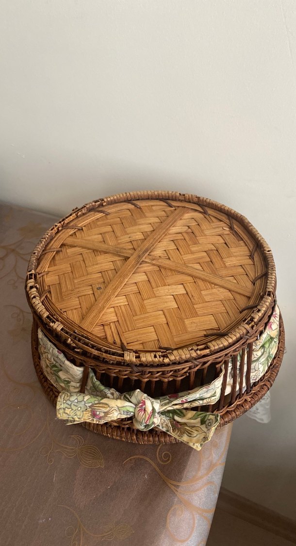 Kahverengi Vintage Ekmek Sepeti - Görsel 4