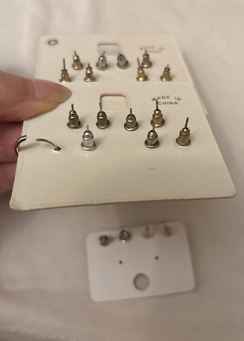 Koton Kırmızı Yılbaşı Temalı Kadın Küpe Seti - Görsel 3