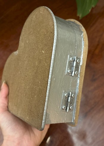 Ahşap Kalp Şeklinde Takı Kutusu - Görsel 3