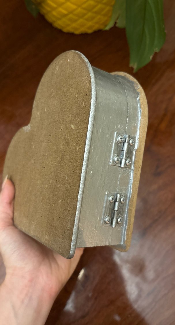 Ahşap Kalp Şeklinde Takı Kutusu - Görsel 3