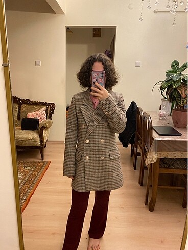 Çizgili Ceket Blazer