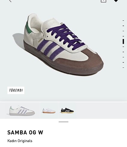 38,5 Beden Adidas samba og w purple