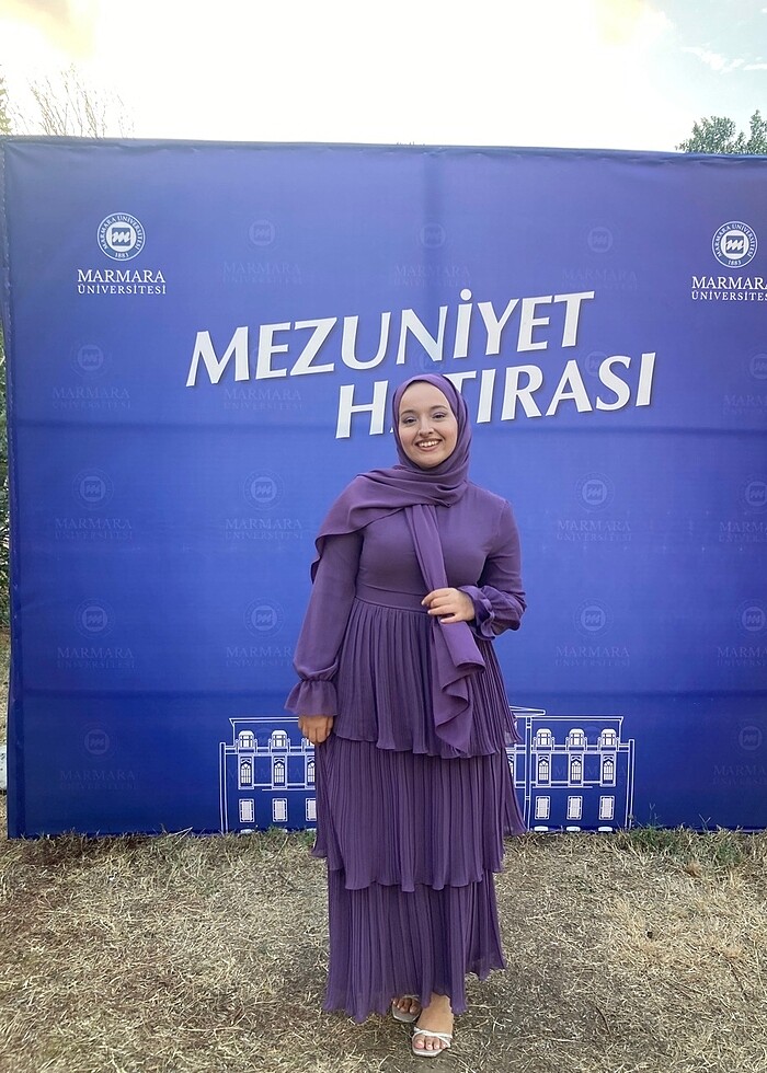 Tesettür abiye elbise - Görsel 2