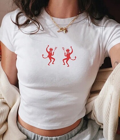 devils crop top