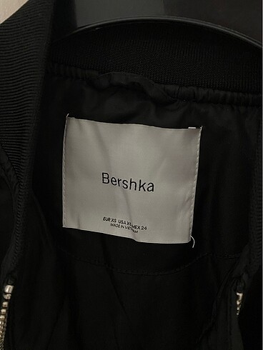 xs Beden siyah Renk Kadın Oversize bomber ceket