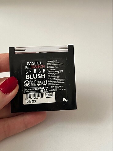 Pastel pastel allık