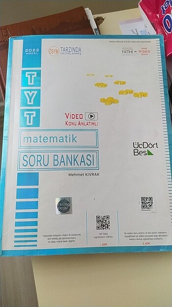 345 TYT MATEMATİK SIFIR KİTAP 