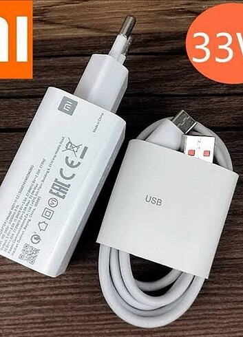 Orijinal Xiaomi 33W Turbo Şarj Cihazı 