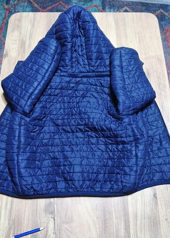 Koyu Mavi Bebek Polar Astarlı Kış Montu - Görsel 3