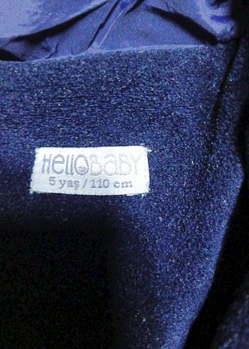 Koyu Mavi Bebek Polar Astarlı Kış Montu - Görsel 7