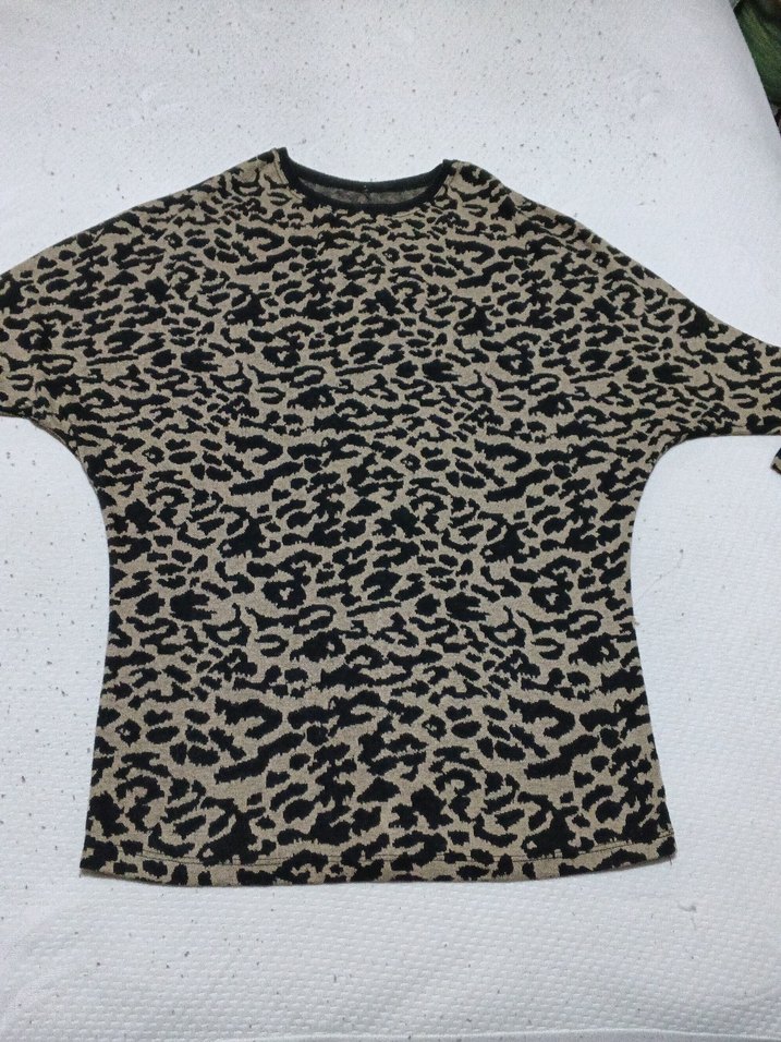 Uzun Kollu Siyah bayan tunik - Görsel 2