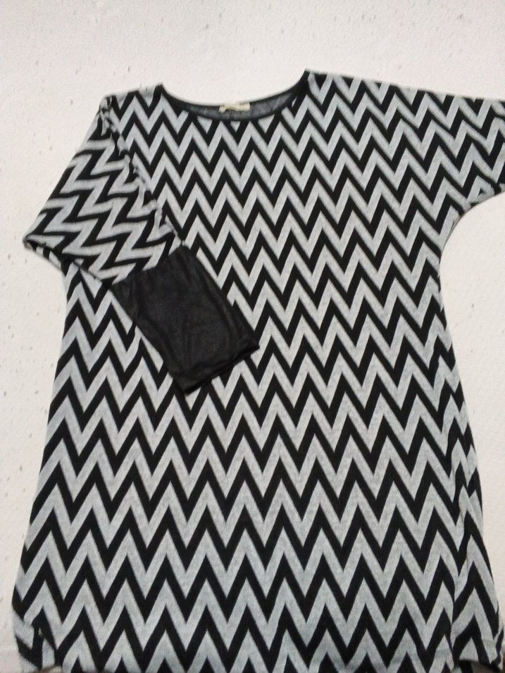 Uzun Kollu Siyah bayan tunik - Görsel 4