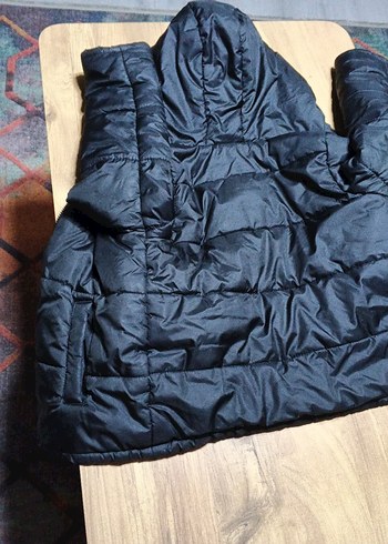 Erkek Siyah Fermuarlı Kışlık Mont - Görsel 5