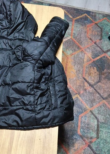 Erkek Siyah Fermuarlı Kışlık Mont - Görsel 6