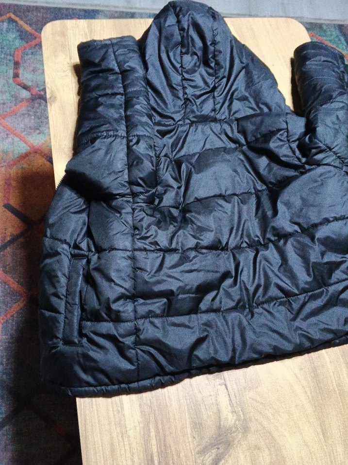 Erkek Siyah Fermuarlı Kışlık Mont - Görsel 5