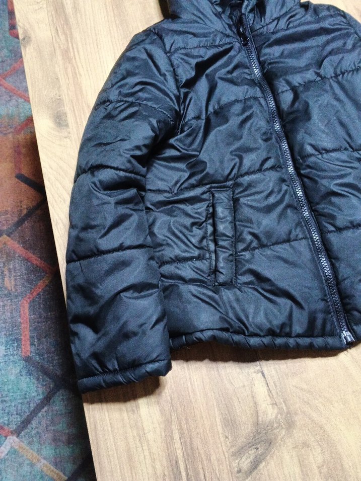 Erkek Siyah Fermuarlı Kışlık Mont - Görsel 4