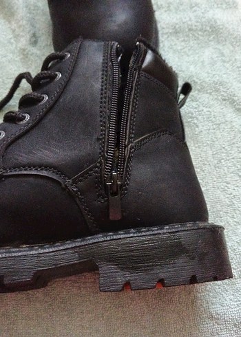 Siyah bayan Biker Botları Tokalı - Görsel 6